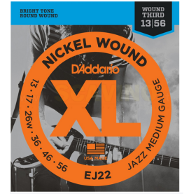 D'Addario 13/56 XL Nickel wound third