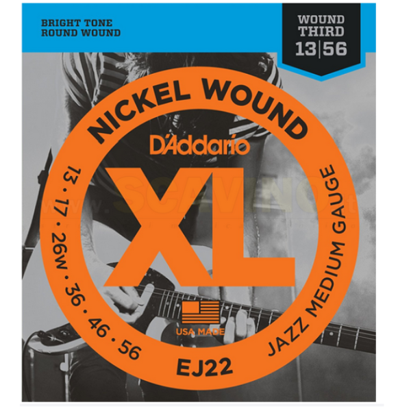 D'Addario 13/56 XL Nickel wound third