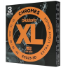 D'Addario 10/48 XL Chromes flat wound third 3 sets