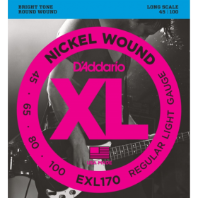 D'Addario XL 45/100 Nickel wound